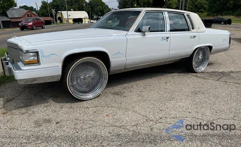 1991 Cadillac Brougham from USA, damaged, VIN 1G6DW54E4MR712485